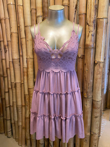 ‘Layla’ Dress (Lavender)