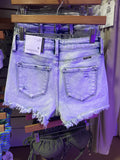 KanCan High Rise Fray Hem Shorts