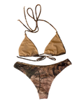 ‘Backwoodz’ Bikini Set (Brown)