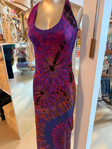 ‘Good Vibrations’ Maxi Dress (Purple)