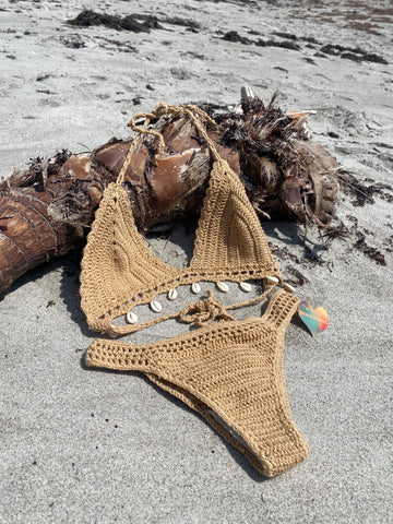 ‘Cocoa Beach’ Bikini Set with Shells