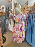 Hawaiian Sunset’ Mini Dress